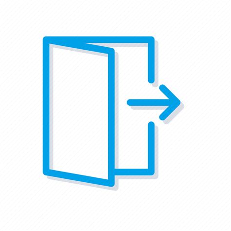 Door Exit Icon Download On Iconfinder On Iconfinder