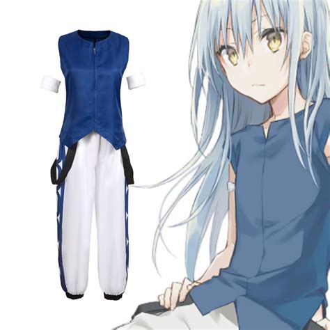 That Time I Got Reincarnated As A Slime Cosplay Rimuru Tempest Cosplay Costume And Rimuru Wig