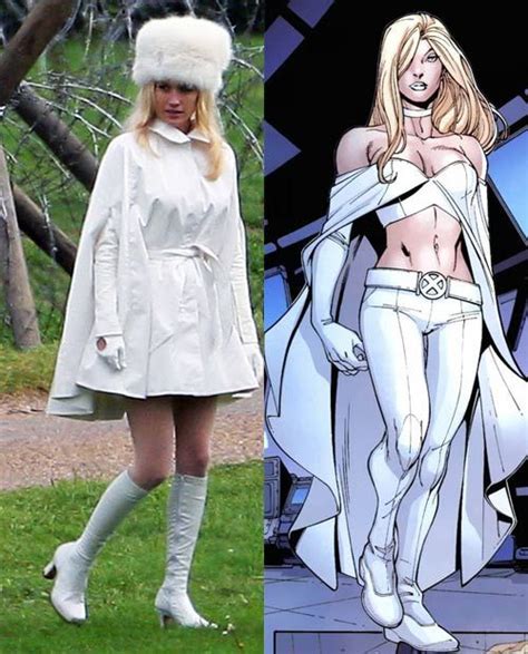 January Jones As Emma Frost Costume Design Women Warrior Woman