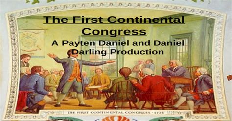 The First Continental Congress Ppt Powerpoint