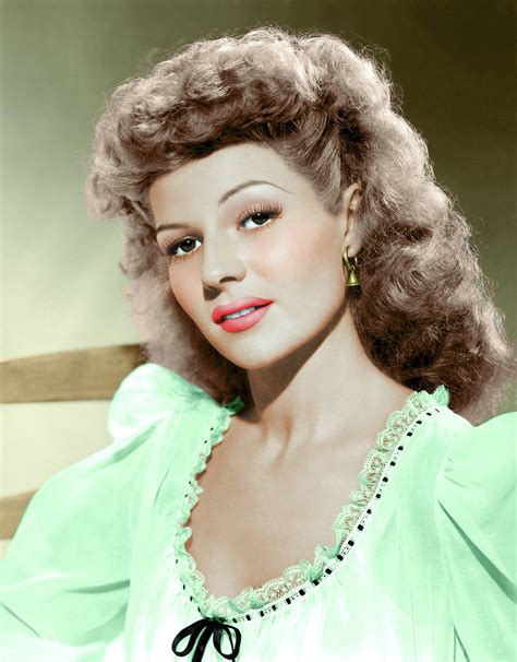 Entertainment Memorabilia Other Entertainment Mem Rita Hayworth Photo Color Photograph Beautiful