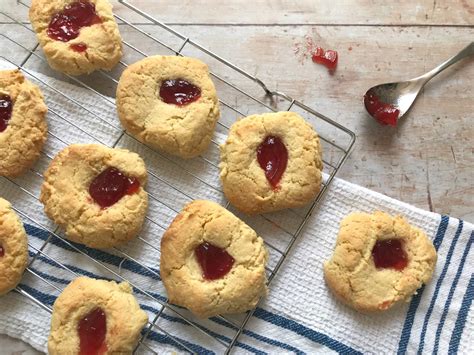 Take me back to my childhood, gluten free drop biscuits. Recipe Box: Dairy-free jam biscuits - What Katy Said