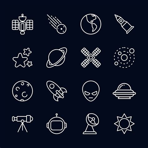 Free Space Vector Icons Ai