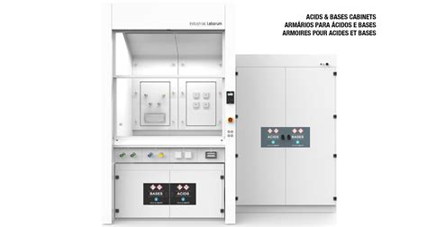 Acids And Bases Cabinets For Laboratories Industrial Laborum Ibérica