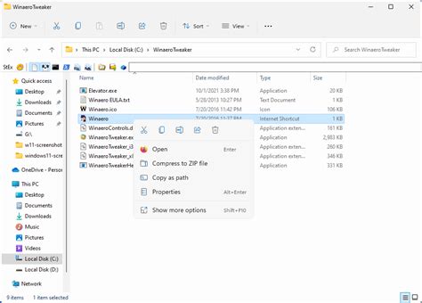 Context Menu File Explorer Windows 11