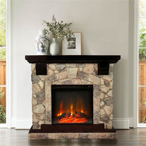 Retro Looking Electric Fireplace Fireplace Ideas