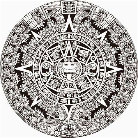 El Decuir El Diseño Precolombino Aztec Calendar Mayan Symbols