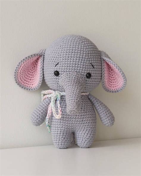 Aprende A Tejer Elefantes Amigurumis A Crochet Gratis Tejidos Paso A Paso