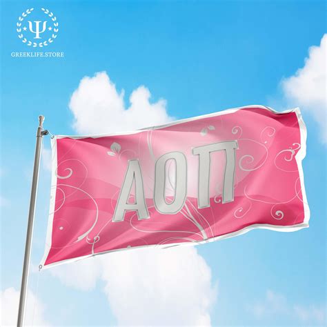 Beautiful Alpha Omicron Pi Flags And Banners To Celebrate Your