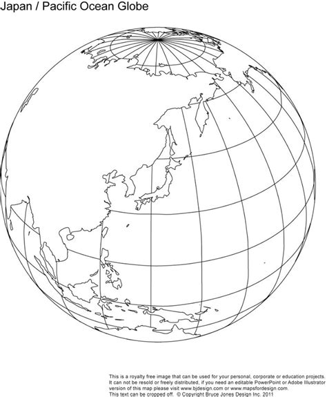 Printable Blank World Globe Earth Maps Royalty Free  In 2020