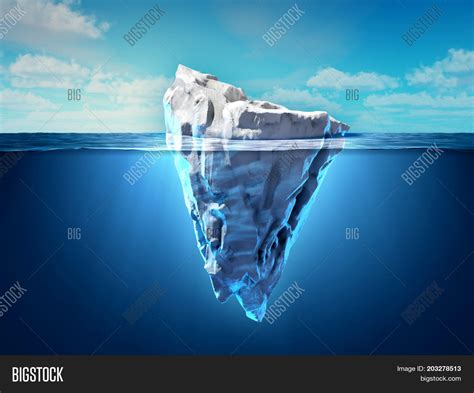 Iceberg Floating Ocean Image And Photo Free Trial Bigstock