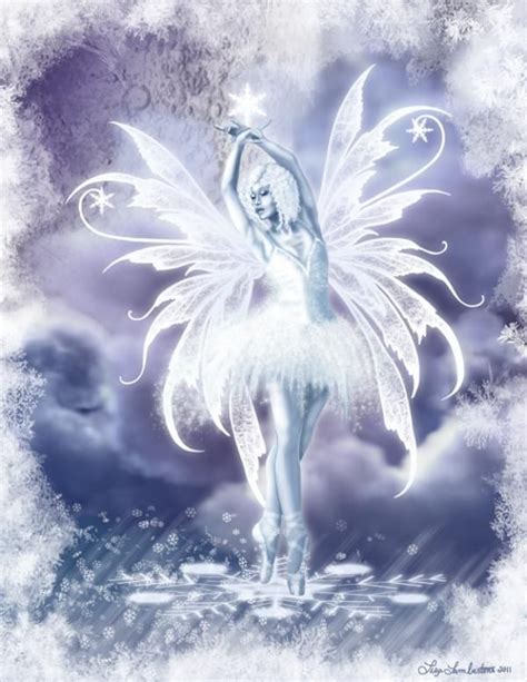 Digital Art Archives Art And Design Fairy Art Winter Fairy Snow Fairy