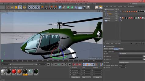 Cinema 4d Rigging Helicopter Tutorial Youtube