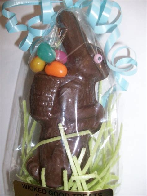 Solid Chocolate 3d Easter Bunny Standing Rabbit Jelly Bean