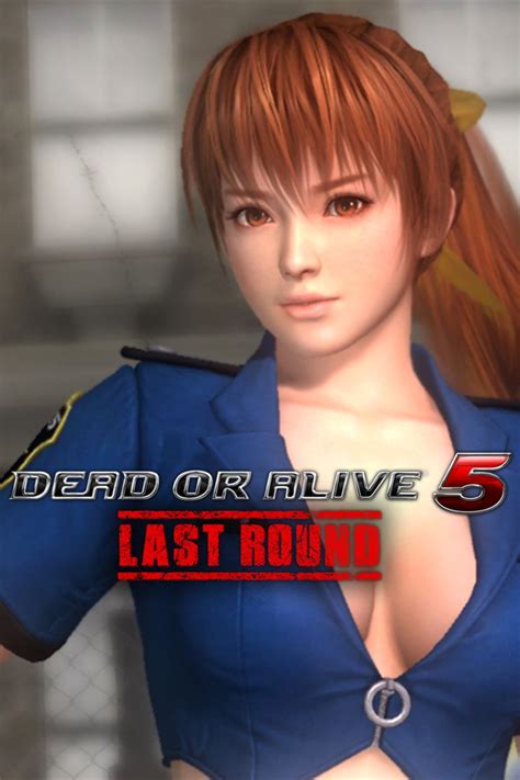 dead or alive 5 last round kasumi police uniform 2015 box cover art mobygames