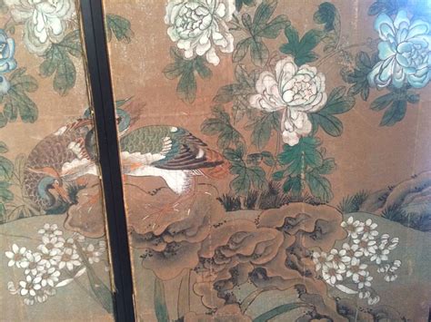 Four Framed Vintage Gracie Chinoiserie Wallpaper Panels Image 6