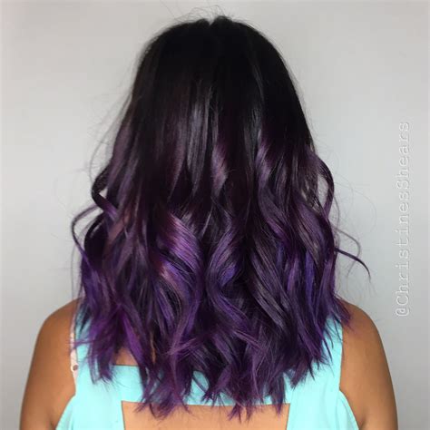 30 Black To Purple Ombre Short Hair Fashionblog