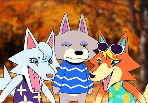 Wolves Laughing Wolves Animal Crossing Game Animal Crossing Fan