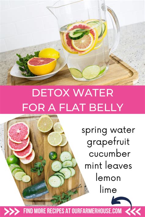 Detox Water For Flat Belly Easy Flavored Water Recipe