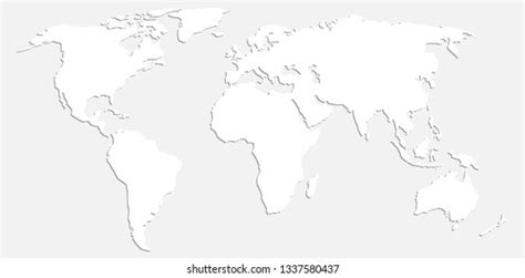 World Map Illustration Stock Illustration 1337580437 Shutterstock