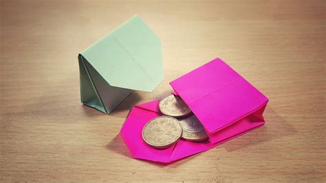 Origami Coin Purse Origami Purse Paper Coin Purse Easy Paper