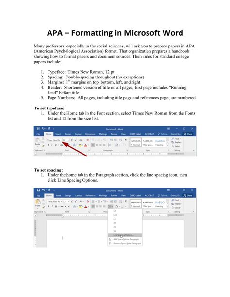 Formatting Using Mla Style In Microsoft Word Docslib