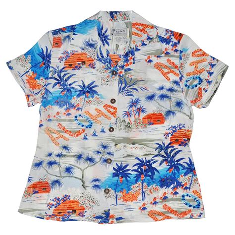 Aloha Hawaii Women S Shirt Womens Shirts Cotton Long Sleeve Shirt