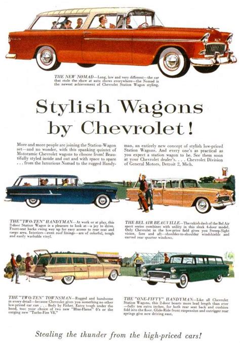 1955 Chevrolet Station Wagons 1955 Classic Chevrolet