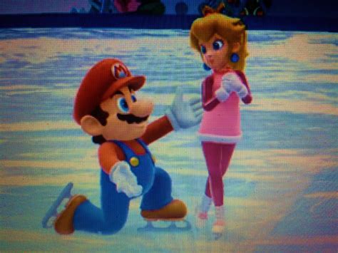 Mario And Peach Figure Skating Pairs Together By 9029561 On Deviantart