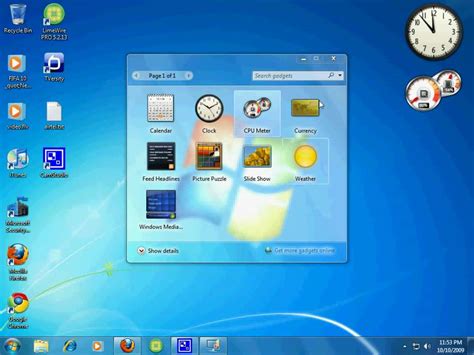 How To Add Gadgets To Desktop In Windows 7 Youtube