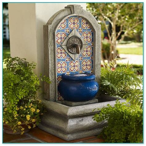 Spanish Style Wall Fountains Fountains Backyard Fountains Outdoor