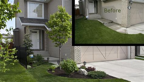 Front Yard Landscaping Before And After