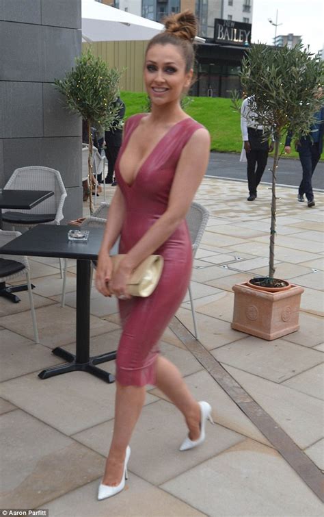 Hollyoaks Gemma Merna Shows Off Her Body In Latex Dress