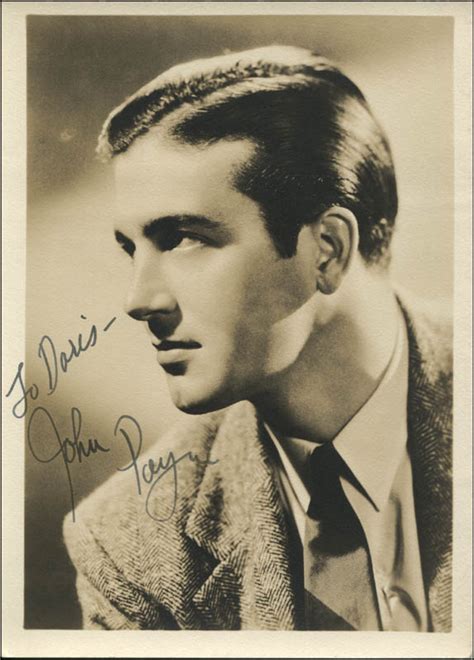 John Payne Autographed Inscribed Photograph Historyforsale Item 343433