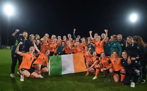 Irish Ladies Soccer Team Qualify For 2023 World Cup