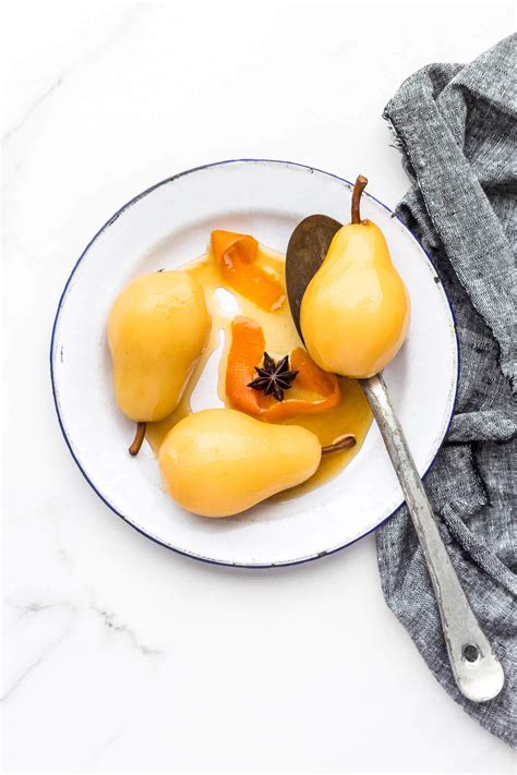 How To Poach Pears The Bake School