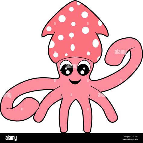 Cartoon Squid Hi Res Stock Photography And Images Alamy