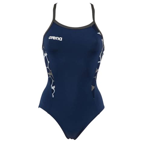 Arena Carbonite Ladies Swimsuit Navy Blue