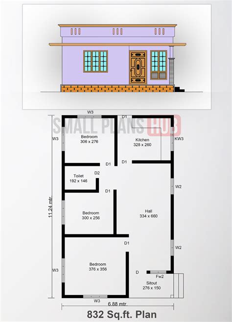 Small 3 Bedroom House Plans Five Low Budget 3 Bedroom Single Floor