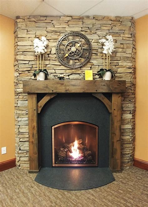 30 natural stone fireplace ideas