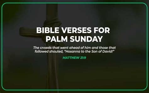 30 Bible Verses For Palm Sunday Scripture Savvy