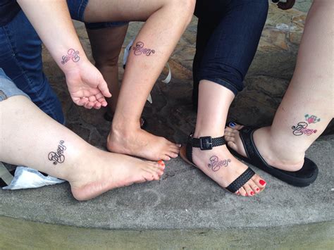Friends Sisters Group Tattoo Group Tattoos Tattoos Print Tattoos