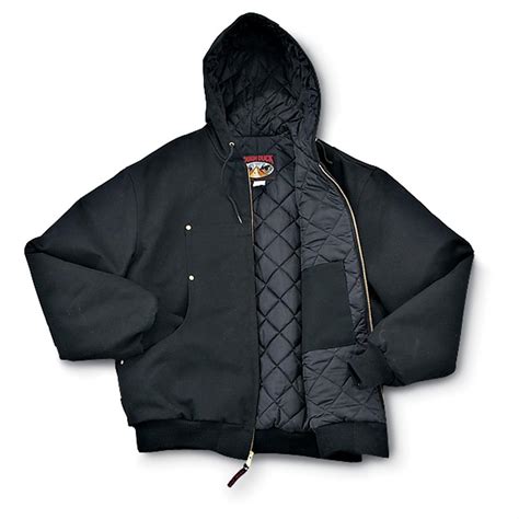 Tough Duck™ Hooded Bomber Jacket 129229 Insulated Jackets And Coats At