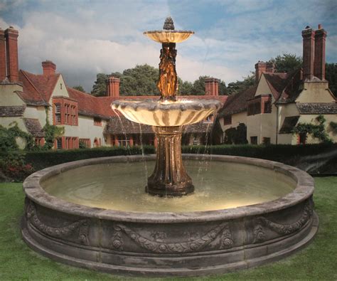 3 Tiered Edwardian Fountain Or 3 Graces Fountain With Large Lawrence
