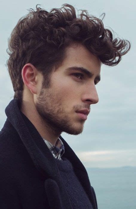 Texture and curls can add body to your hair, and prevent it from looking limp and lifeless. Men's Hairstyles Curly quiff. Photo: Patrons. # ...