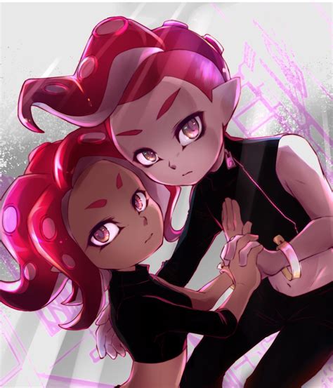 Octoling Octoling Girl Agent 8 And Octoling Boy Splatoon And 2 More