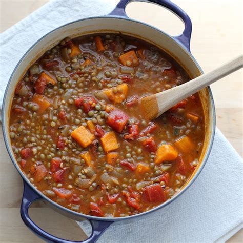 Easy Vegan Lentil Soup Recipe Kingfield Kitchen