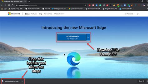 How To Download And Install Microsoft Edge Windows Youtube Riset