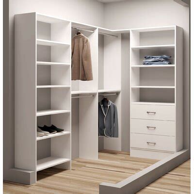 49.5 cm (19.5 in.) storage shelving unit, 49.5 cm (19.5 in.) cubby storage unit rated 5 out of 5 stars based on 3 reviews. Free-Standing Closet Systems You'll Love | Wayfair