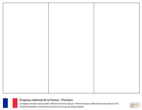 French Flag Coloring Pages Printable Milooieverett